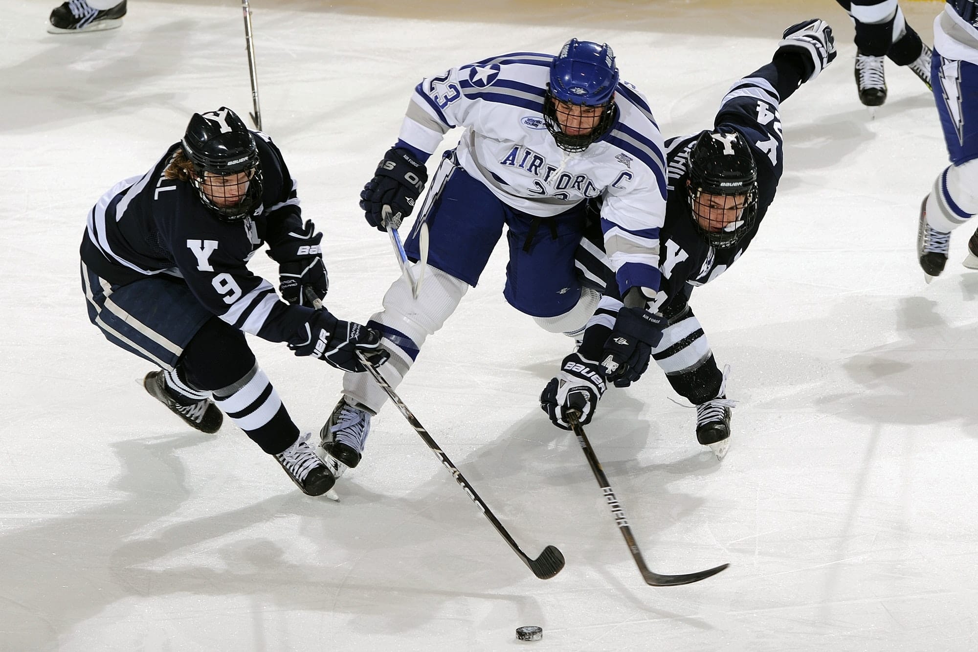 Hockey players on the ice, Live Auction Fundraising