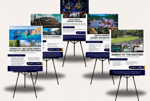 design graphic, fundraising ideas, charity ideas, silent auction items, travel fundraising events