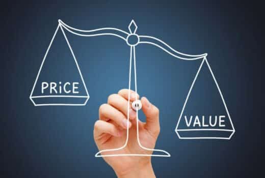 Price and Value design graphic, fundraiser auction items, live auction items