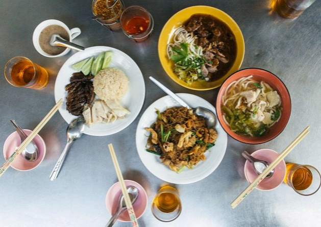 Food on table in Bangkok, fundraising ideas, charity ideas, silent auction items, travel fundraising events