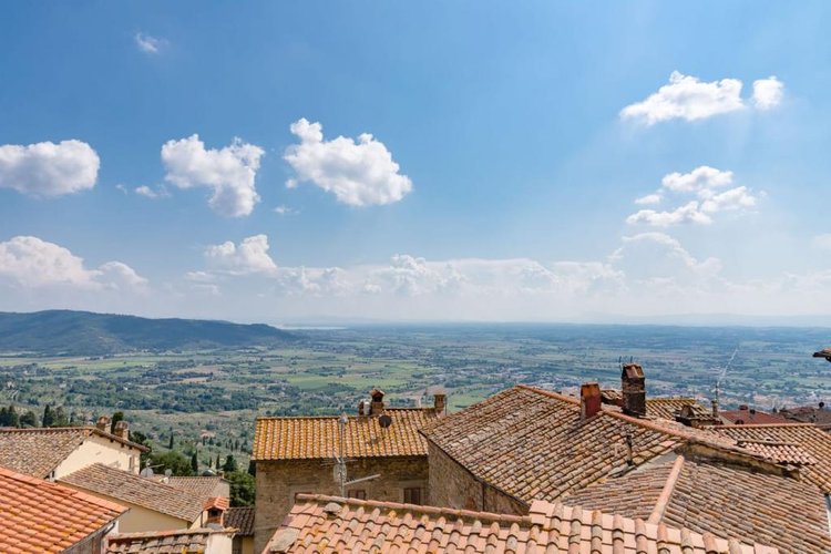 View overhead of Tuscany, fundraising ideas, charity ideas, silent auction items, travel fundraising events