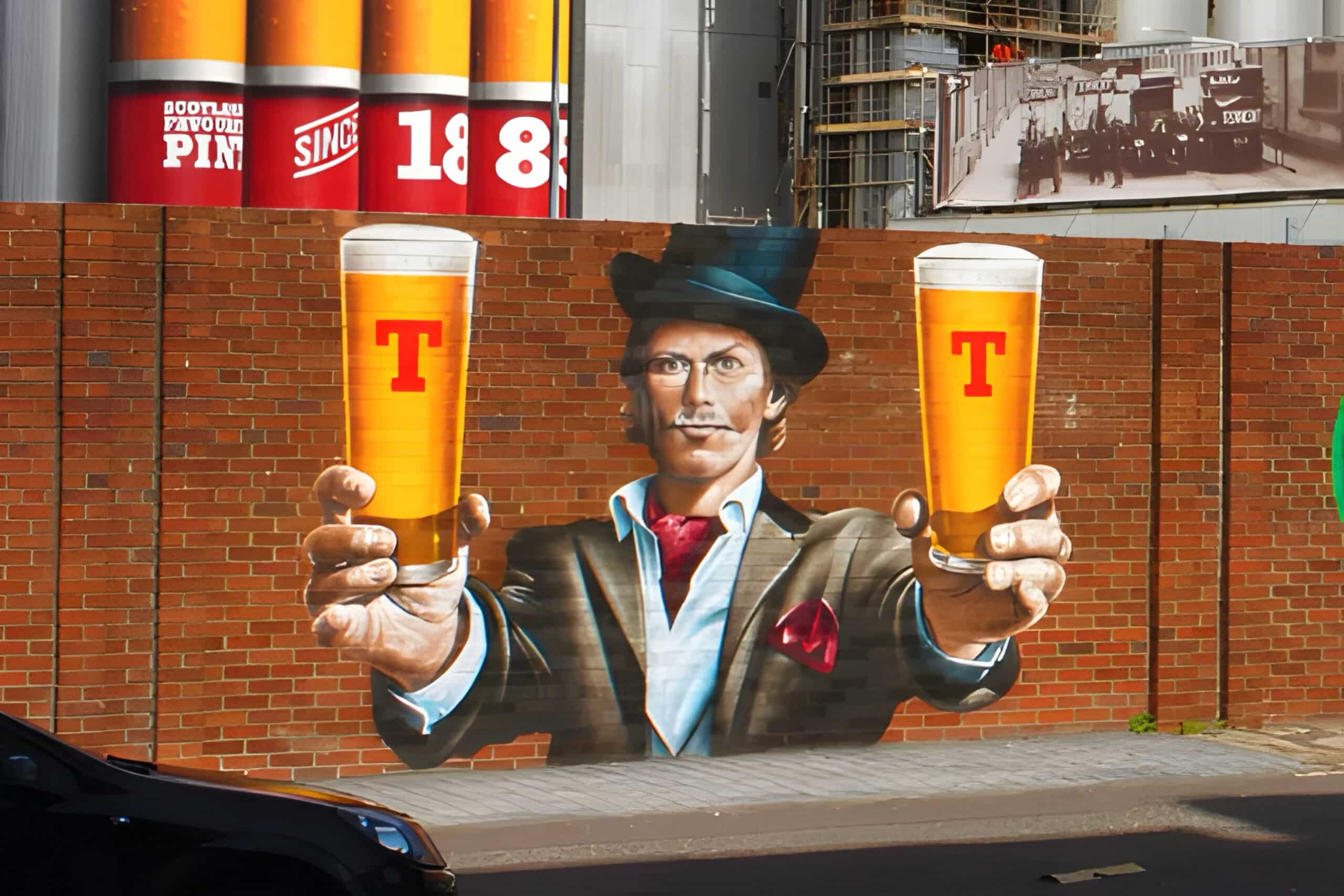 Scotland painted brick wall, charity auction travel packages, vacation fundraising, travel fundraising, fundraising ideas, charity ideas, silent auction items, travel fundraising events