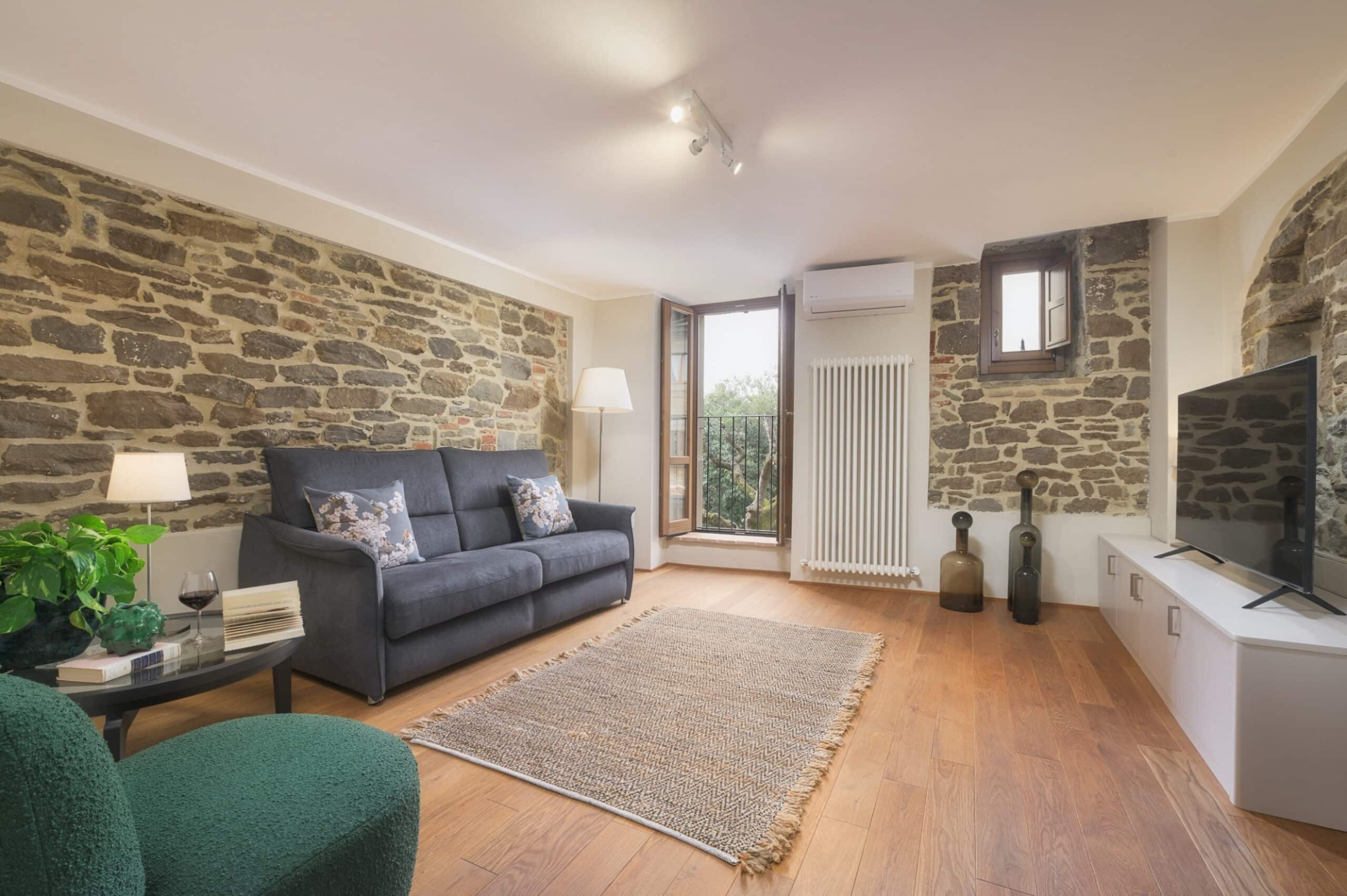 Livingroom of Tuscany villa, charity auction travel packages, vacation fundraising, travel fundraising, auction packages for nonprofits, trips for fundraising, auction travel packages, auction vacation packages, auction packages