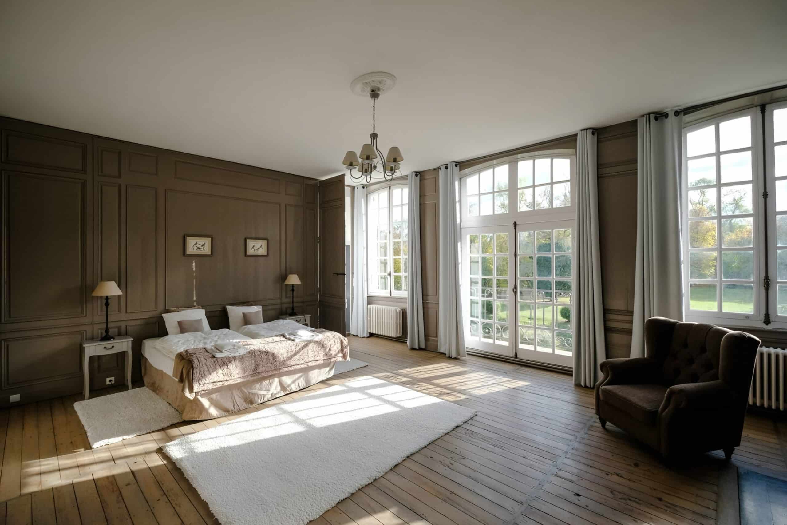 Champagne Chateau bedroom, charity auction travel packages, vacation fundraising, travel fundraising, fundraising ideas, charity ideas, silent auction items, travel fundraising events