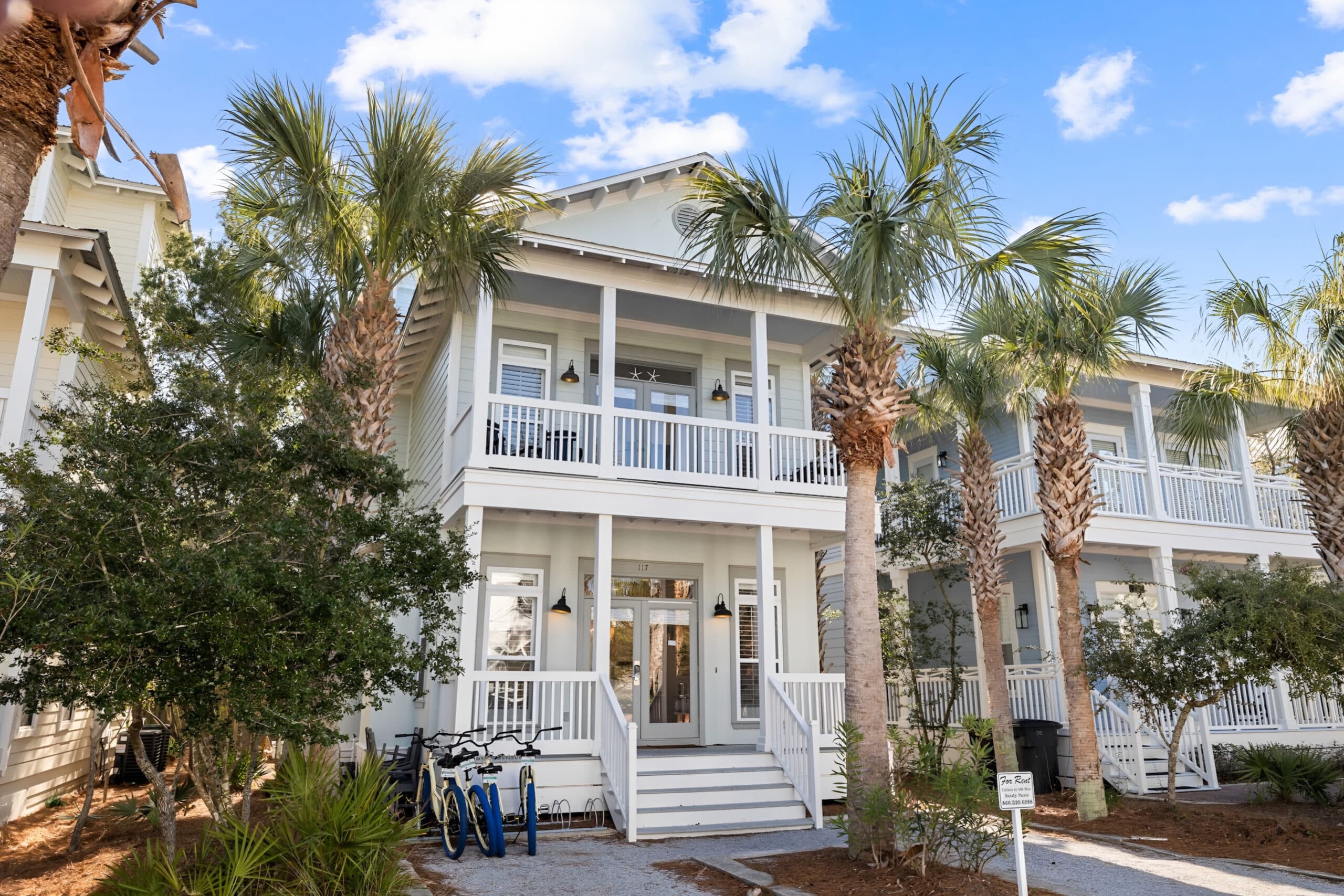 Front of Seacrest beach home, charity auction travel packages, vacation fundraising, travel fundraising, fundraising ideas, charity ideas, silent auction items, travel fundraising events