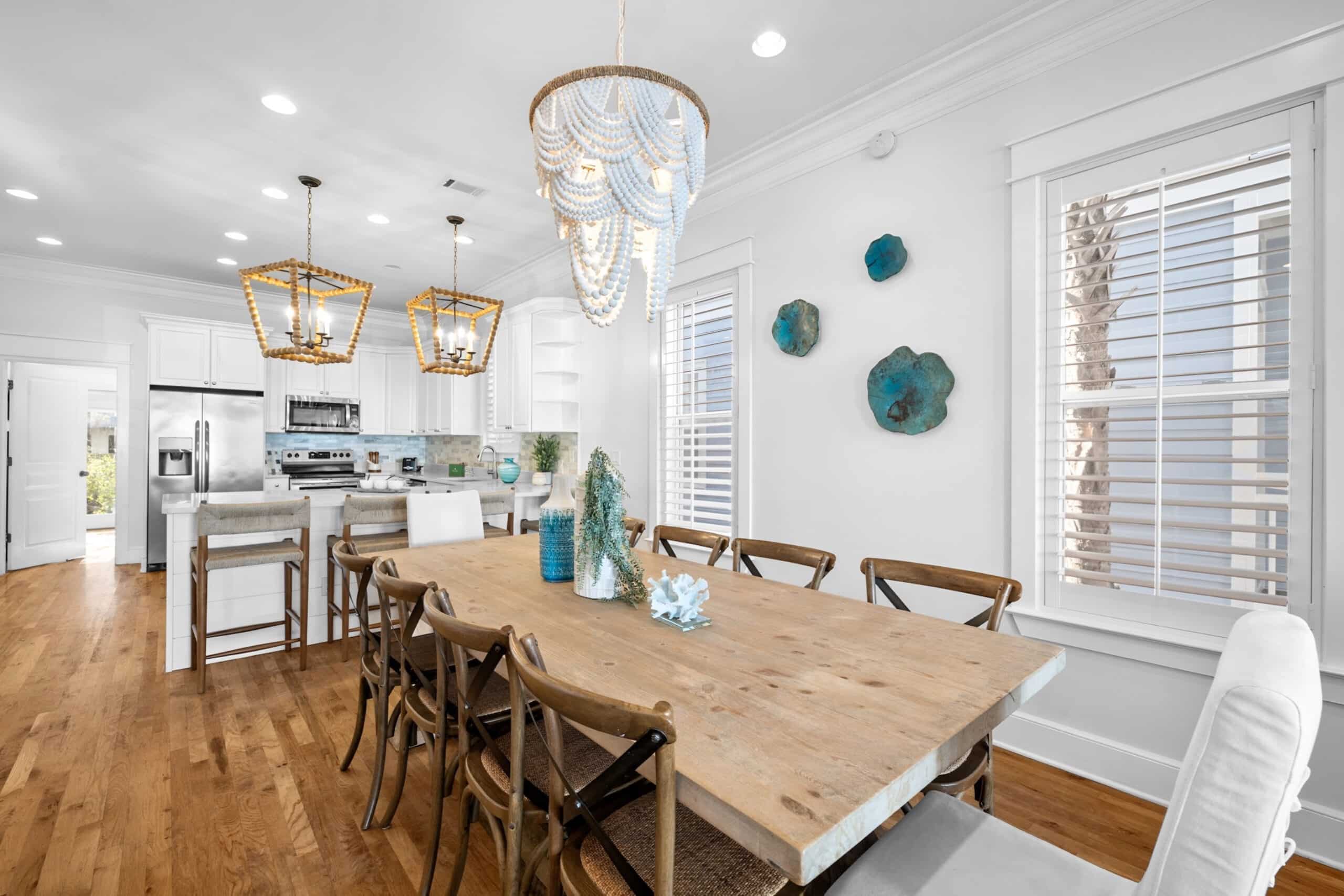 Seacrest Beach home kitchen, charity auction travel packages, vacation fundraising, travel fundraising, fundraising ideas, charity ideas, silent auction items, travel fundraising events