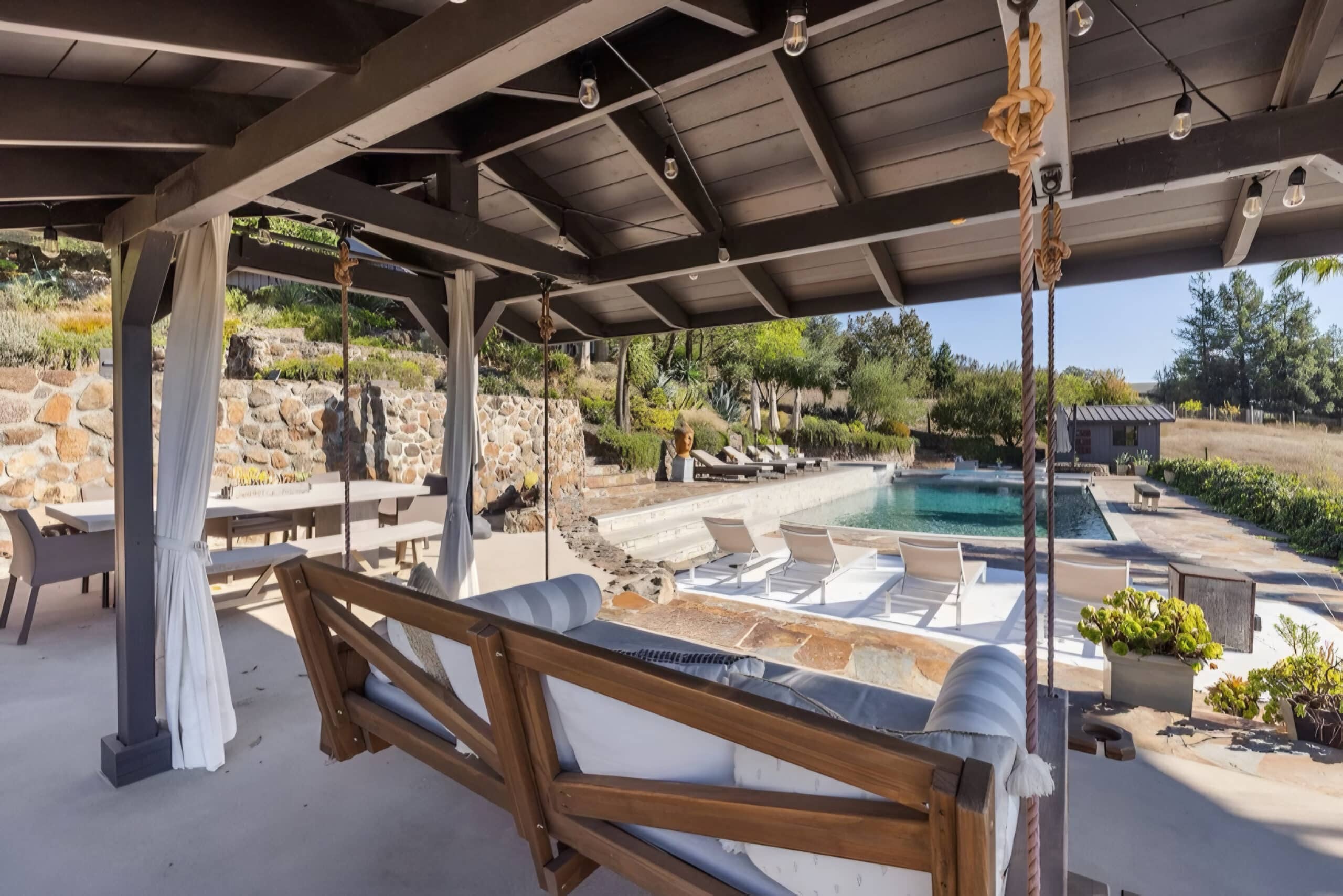 Sonoma estate pool view, charity auction travel packages, vacation fundraising, travel fundraising, fundraising ideas, charity ideas, silent auction items, travel fundraising events