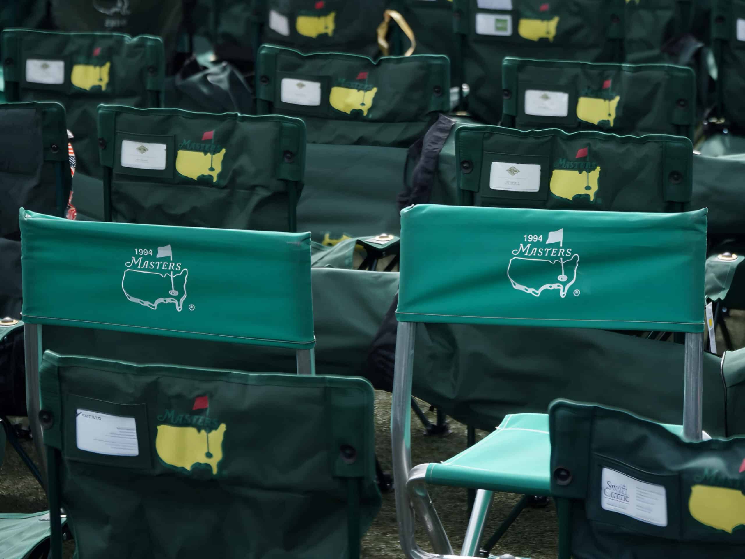 The Masters golf course chairs, charity auction travel packages, vacation fundraising, travel fundraising, fundraising ideas, charity ideas, silent auction items, travel fundraising events